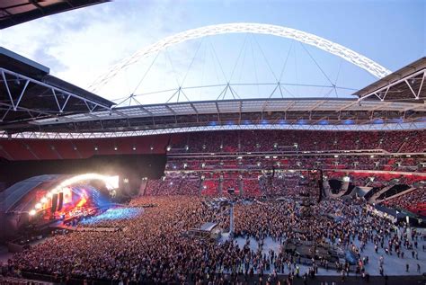 A concert at Wembley Stadium