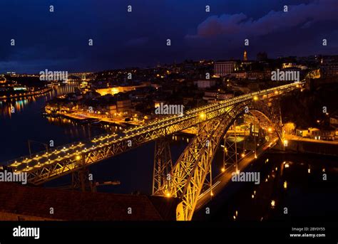 old Porto at night, Portugal Stock Photo - Alamy