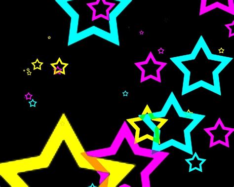 Neon Stars Wallpapers - Top Free Neon Stars Backgrounds - WallpaperAccess