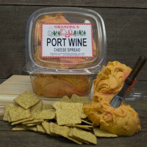 Port Wine Cheddar Cheese Spread