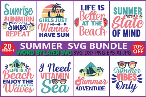 Summer SVG Bundle Bundle · Creative Fabrica