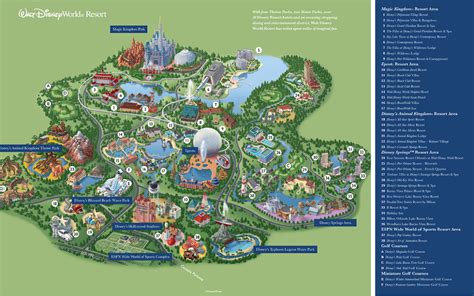 Disney World Maps - with Magic Kingdom map