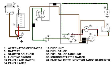 SpridgetGuru.com-Tech Index-Fuel Gauge Wiring Diagram