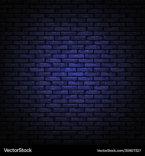 Black brick wall texture realistic decorative Vector Image