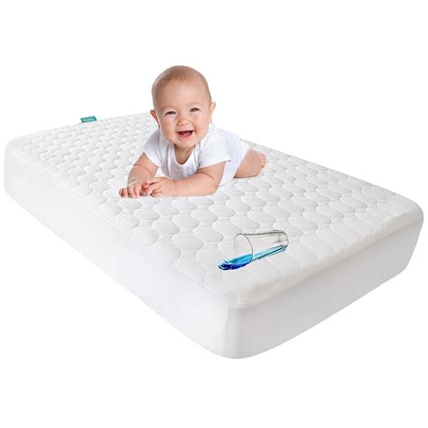 Amazon.com : Crib Mattress Protector Pad Waterproof, Toddler Waterproof ...