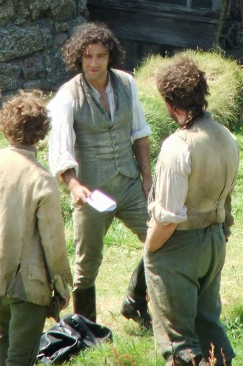 Poldarked: Pictures from Filming 'Poldark' at Botallack