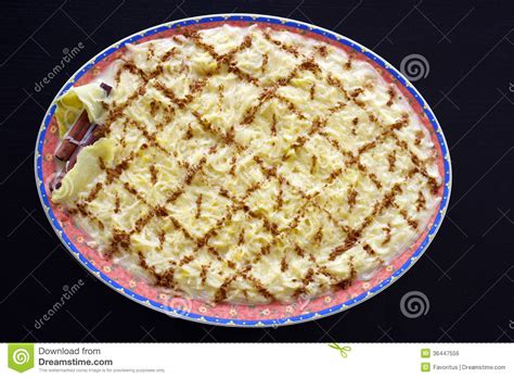 Aletria Capellini Dessert stock photo. Image of food - 36447556