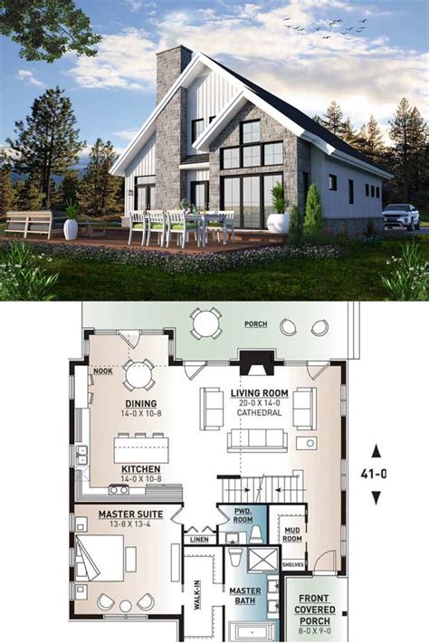 Modern Lake House Plan For A Relaxing Getaway - House Plans