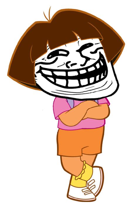 Download Troll X Dora Meme PFP Wallpaper | Wallpapers.com