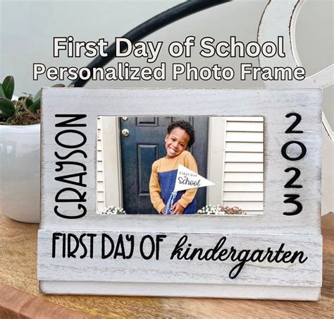 First Day of School Custom Frameengraved Frame for - Etsy