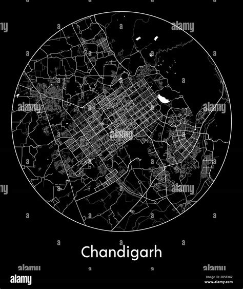 City Map Chandigarh India Asia vector illustration Stock Vector Image & Art - Alamy