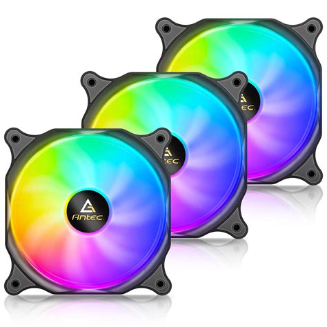 Buy Antec 120mm Case Fan, RGB Case Fans, 3 Packs RGB Fans, PC Fan, 4-PIN RGB, F12 Series 3 Packs ...