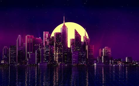 Pixel art cityscape, skyscrapers, retro, Games, HD wallpaper | Peakpx