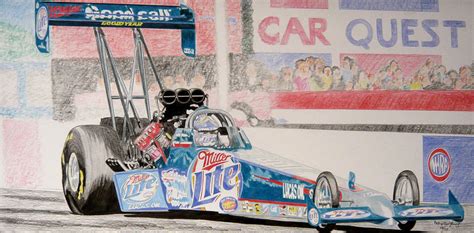 Top Fuel Dragster Drawing by Ronald Young - Pixels