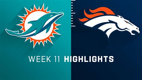 Miami Dolphins vs. Denver Broncos highlights | Week 11