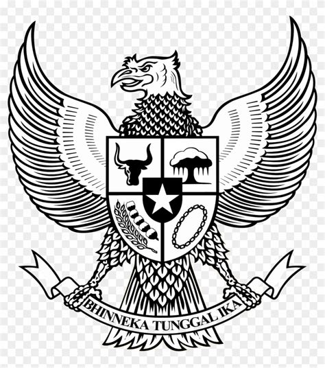 Contoh Mewarnai Gambar Garuda Pancasila Polos For Women - IMAGESEE