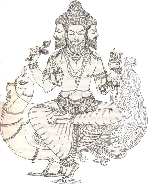 Hinduism Gods Brahma