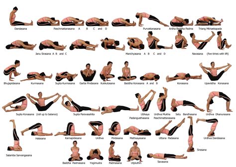 Advanced Yoga Poses Chart