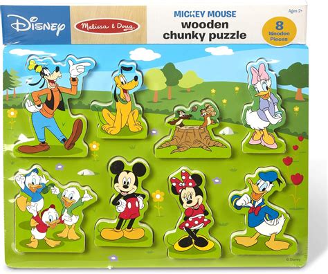 PUZZLE~Disney MICKEY MOUSE Clubhouse Pets and Pals Wooden Peg Puzzle by ...