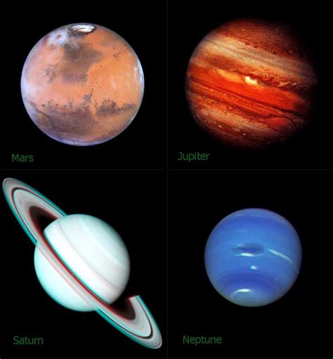 Hubble Images Planets