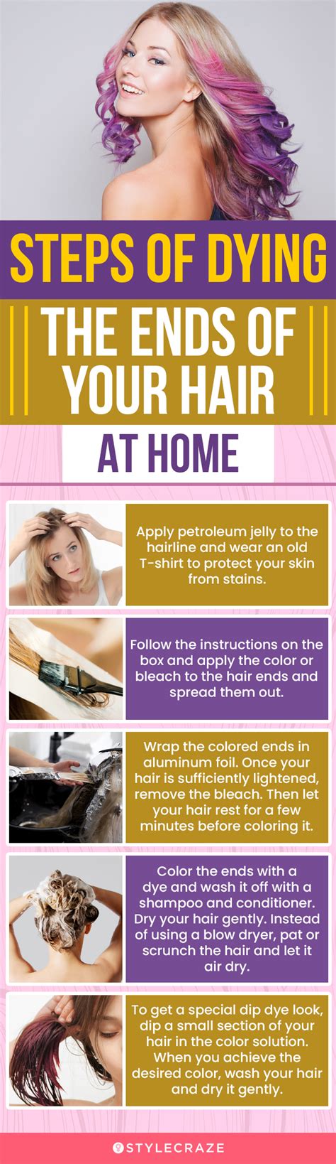 How To Dye The Ends Of Your Hair