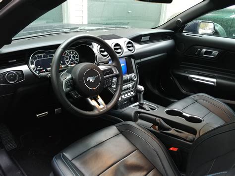 Interior photo of my 2018 Mustang GT w/ digi dash and 10 speed auto as requested by #MechPro1 ...