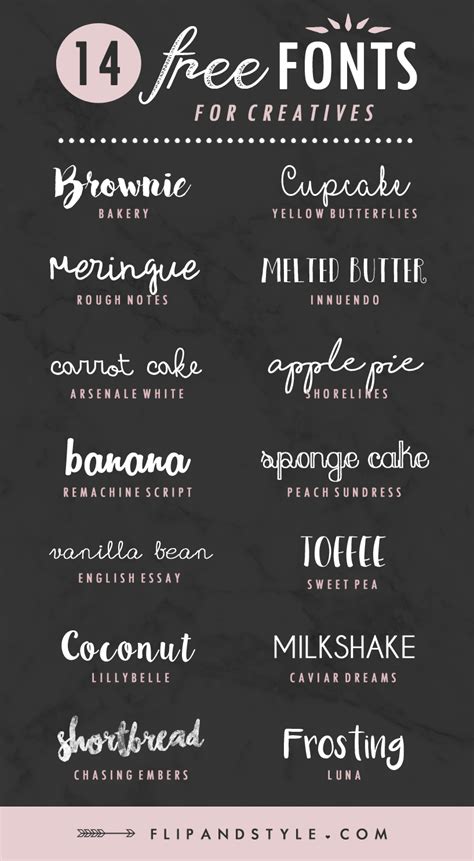 14 Free Fonts For Creatives - FLIP AND STYLE ♥ Australian Fashion, Beauty + Lifestyle Blog