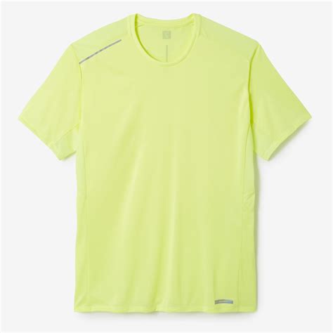 Men Running Breathable Slim fit T-Shirt Dry+- Neon