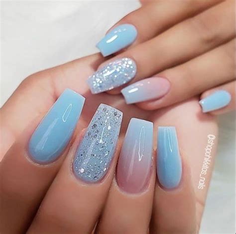 Pin by Dawn Davis on Fabulous Nails | Blue acrylic nails, Blue coffin nails, Blue ombre nails