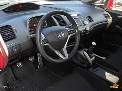 Black Interior 2011 Honda Civic Si Sedan Photo #53097602 | GTCarLot.com