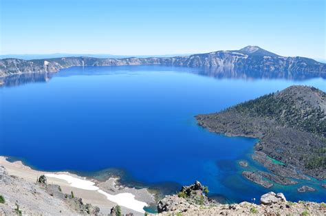 Grand overlook of Crater lake National Park, Oregon image - Free stock ...