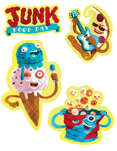 Junk Food Day on Behance