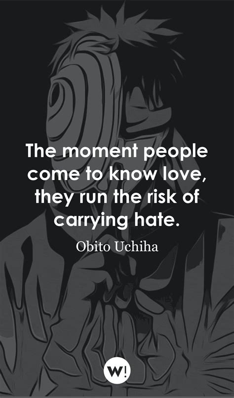 63 Best Obito Uchiha Quotes from Naruto (about life, love and hate)