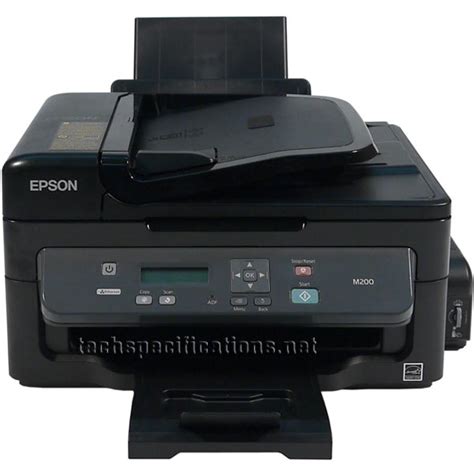 Epson Workforce M200 Multifunction Printer Tech Specs