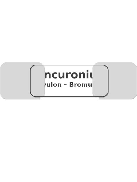 Pancuronium: "Pavulon - Bromurex" | PDF | Acetylcholine | Neuromuscular Junction