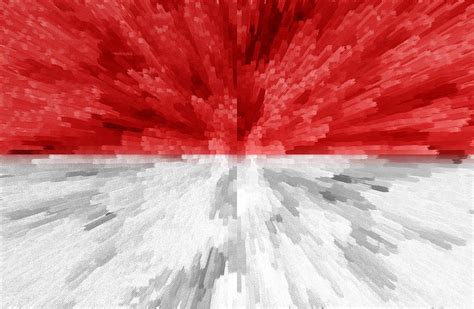 Extruded flag of Indonesia Digital Art by Grant Osborne - Fine Art America