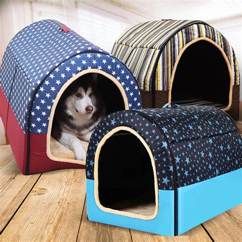 Fine joy Dog Beds for Small Medium Dogs Dog Crate Pet House Puppy Bed Outdoor Kennel Removable ...