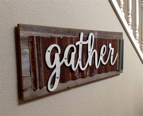 37 best Rustic Metal Signs images on Pinterest | Metal panels, Metal signs and Wood signs