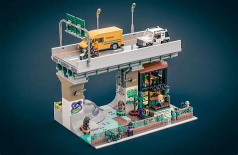 This Fan-Made LEGO Overpass Park Might Be the Best Addition to Your Minifigurines City ...