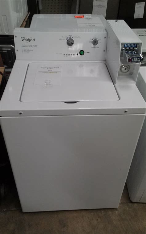 Whirlpool 3.3 Cu Ft Top Load Coin Operated Washer-CAE2745FQ1