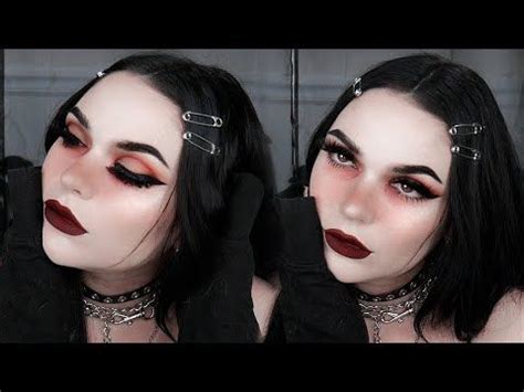 🥀TIRED GOTH EMO GIRL MAKEUP 🥀 - YouTube | Grunge eye makeup, Dark ...