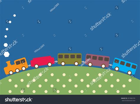 Vintage Steam Train Stock Vector (Royalty Free) 357085376 | Shutterstock