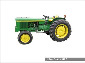 John Deere 820 (1968-1973) utility tractor specs - Tractor Specs