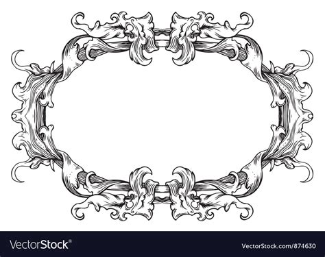 Vintage floral ornament Royalty Free Vector Image