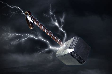 🔥 Download Thor S Hammer New Wallpaper HD by @bradleyschmitt | Thor 3D ...