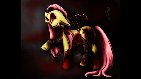 |MLP| Creepy Fluttershy - my first speedpaint - YouTube