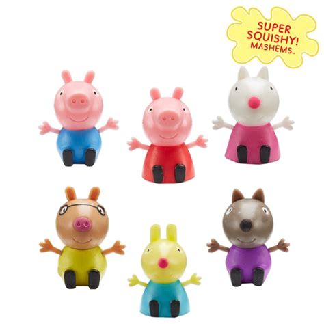 PEPPA PIG Mashems Toys! Squishy Nick Jr Peppa Pig Episode English Cartoon Kids Fun Toys ...