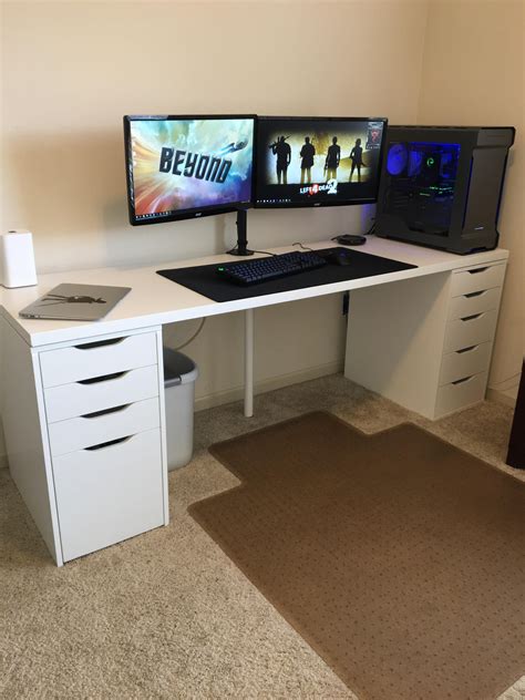 Ikea Desk Gaming Setup