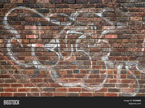 Graffiti On Old Brick Image & Photo (Free Trial) | Bigstock