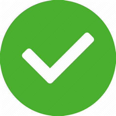 Approved, check, checkbox, circle, confirm, green icon - Download on Iconfinder